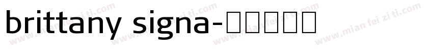 brittany signa字体转换